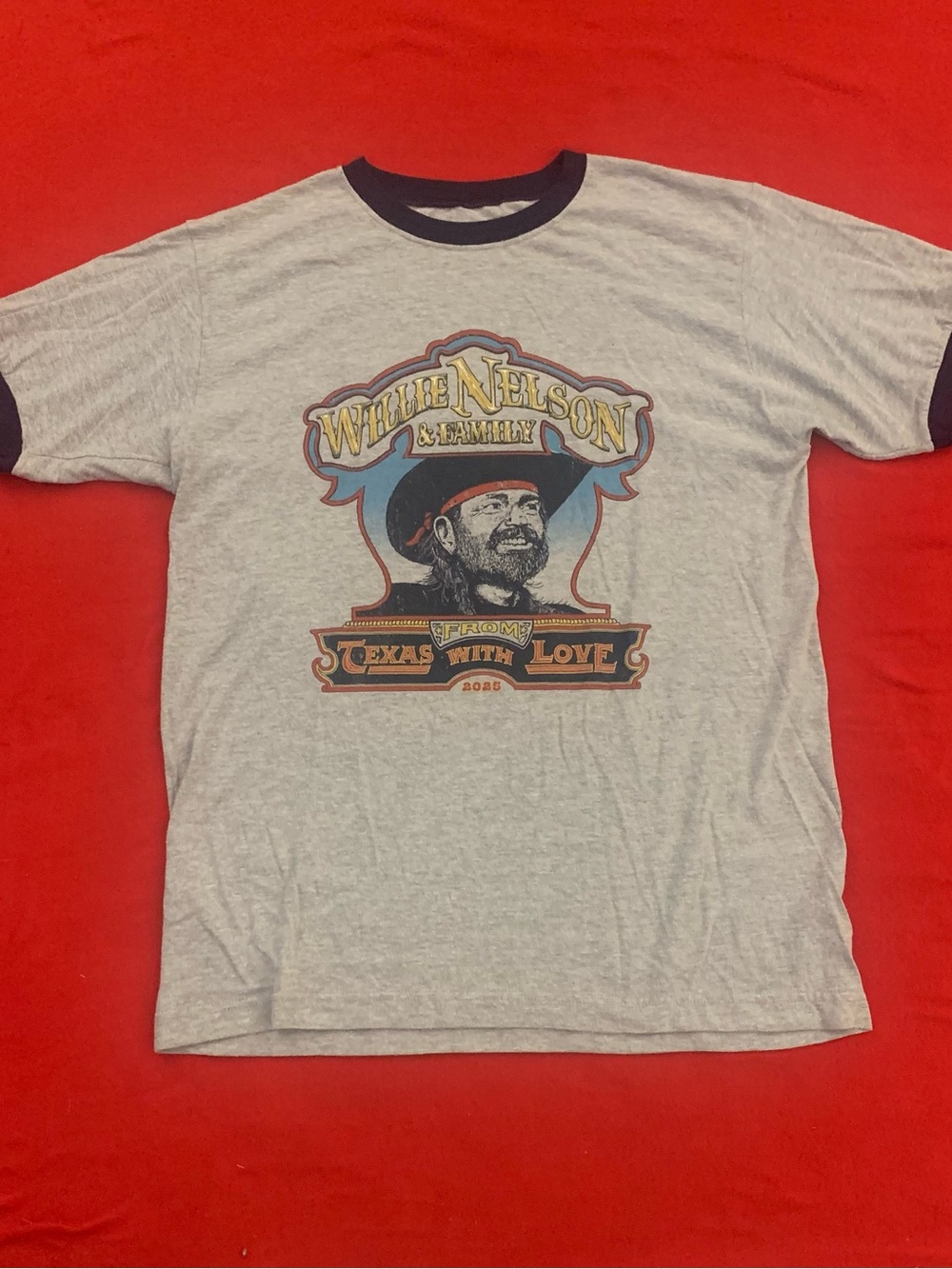 WILLIE NELSON & Family OUTLAW Tee